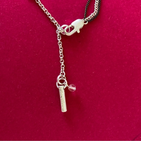 Kenneth Cole Silver Tone Pendant Necklace | New without Tags - Picture 6 of 8